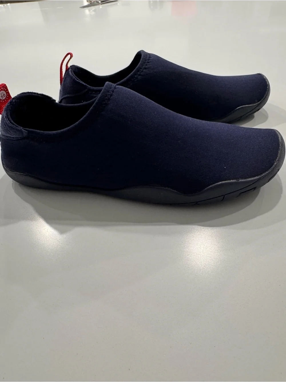 Kids Navy Water Shoes - Slip-On Lightweight Swim Shoe
